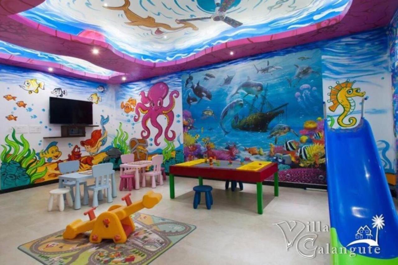Luxury Rental With Kids Playroom In Goa Calangute Esterno foto